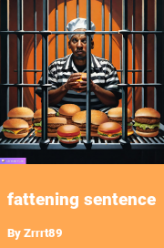 Book cover for Fattening sentence, a weight gain story by Zrrrt89